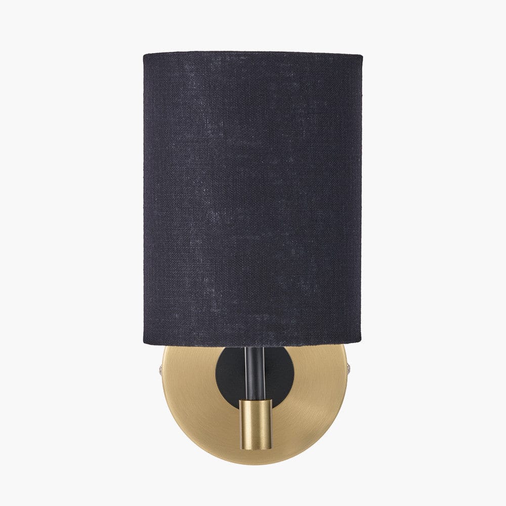 Pacific Lifestyle Lighting Bryce Black and Gold Metal Wall Light House of Isabella UK
