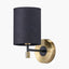 Pacific Lifestyle Lighting Bryce Black and Gold Metal Wall Light House of Isabella UK