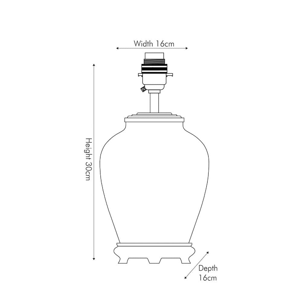 Butterflies Small Glass Table Lamp.