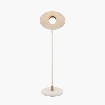 Pacific Lifestyle Lighting Camden Matt White Metal Angle Arm Task Table Lamp House of Isabella UK