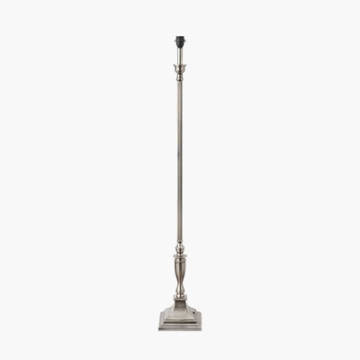 Pacific Lifestyle Lighting Canterbury Antique Silver Floor Lamp Base Only - Base Only House of Isabella UK