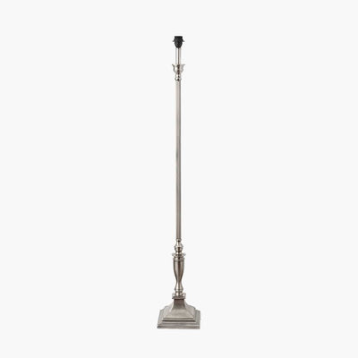 Pacific Lifestyle Lighting Canterbury Antique Silver Floor Lamp Base Only - Base Only House of Isabella UK