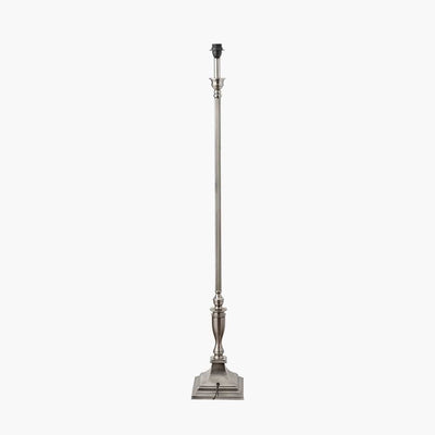 Pacific Lifestyle Lighting Canterbury Antique Silver Floor Lamp Base Only - Base Only House of Isabella UK