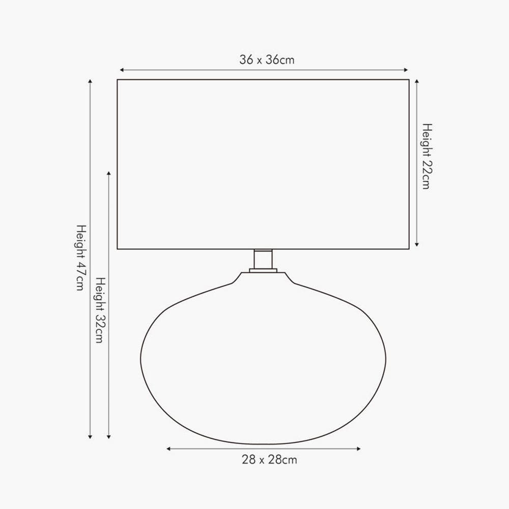 Cassius Bronze Textured Glazed Ceramic Table Lamp.