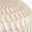 Cassius Warm White Textured Glazed Ceramic Table Lamp.