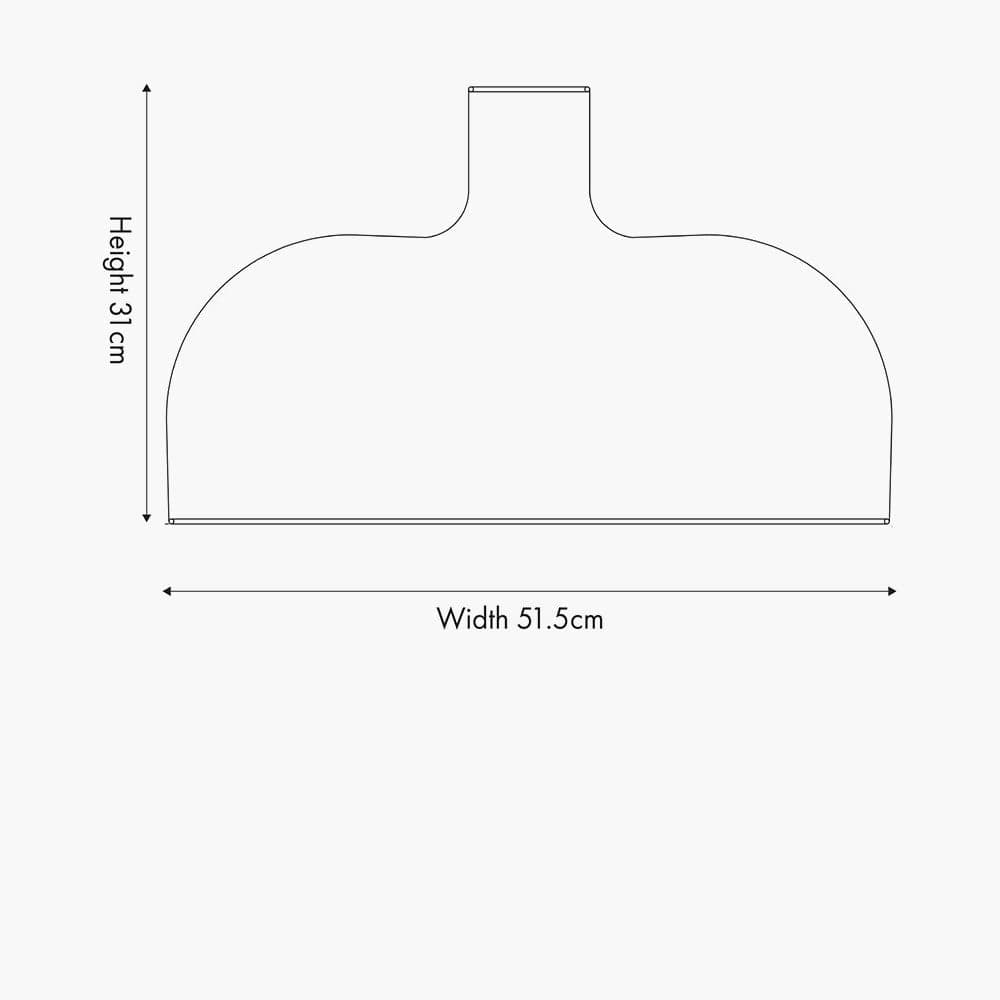 Caswell Black Rattan Dome Pendant.