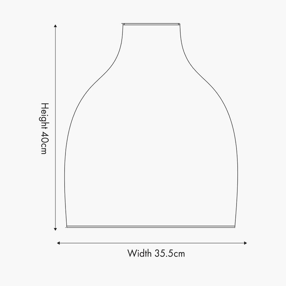 Caswell Natural Rattan Coche Pendant.