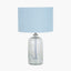 Chinon Glass Table Lamp Base and Shade Delft.