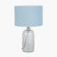 Chinon Glass Table Lamp Base and Shade Delft.