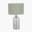 Chinon Glass Table Lamp Base and Shade Moss.