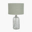 Chinon Glass Table Lamp Base and Shade Moss.