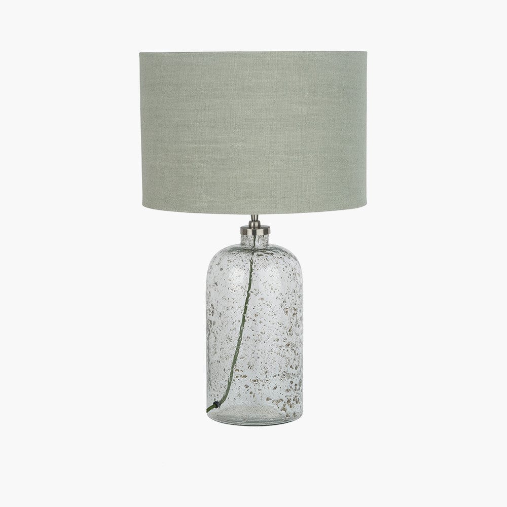 Chinon Glass Table Lamp Base and Shade Moss.