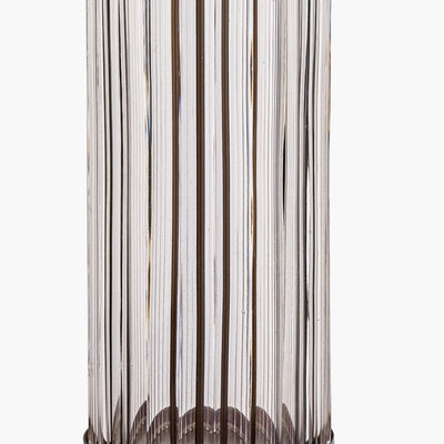 Pacific Lifestyle Lighting Ciara Clear Glass and Antique Bronze Metal Table Lamp Base House of Isabella UK