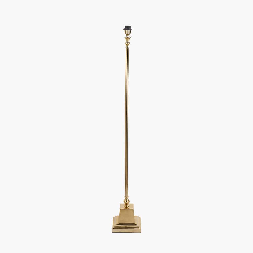 Claudius Gold Metal Stick Floor Lamp.
