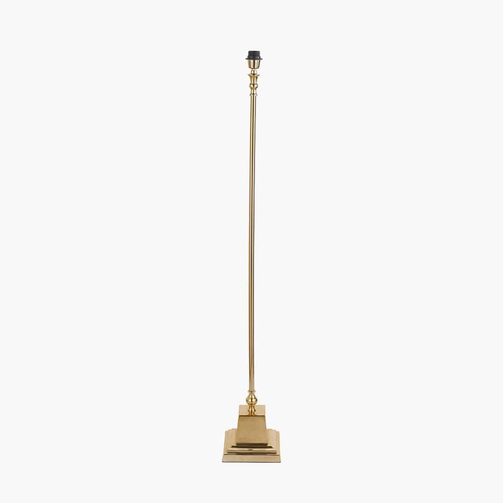 Pacific Lifestyle Lighting Claudius Gold Metal Stick Floor Lamp House of Isabella UK