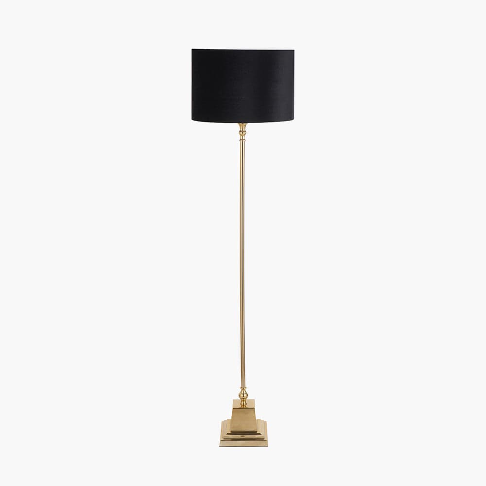 Claudius Gold Metal Stick Floor Lamp.