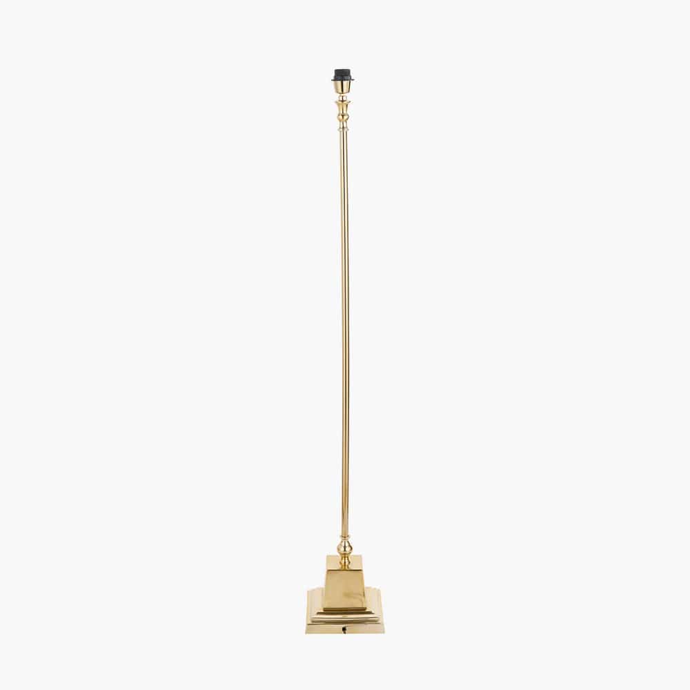 Claudius Gold Metal Stick Floor Lamp.