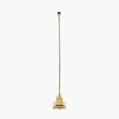 Pacific Lifestyle Lighting Claudius Gold Metal Stick Floor Lamp House of Isabella UK