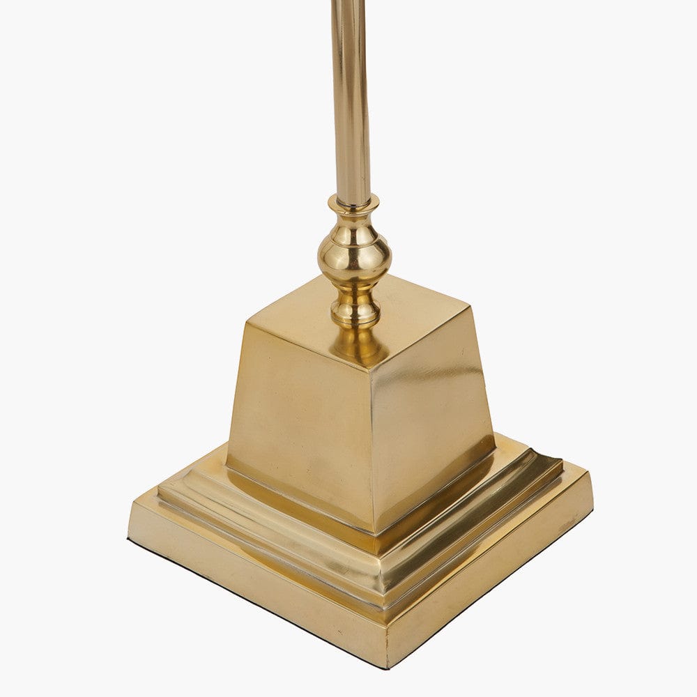 Claudius Gold Metal Stick Floor Lamp.