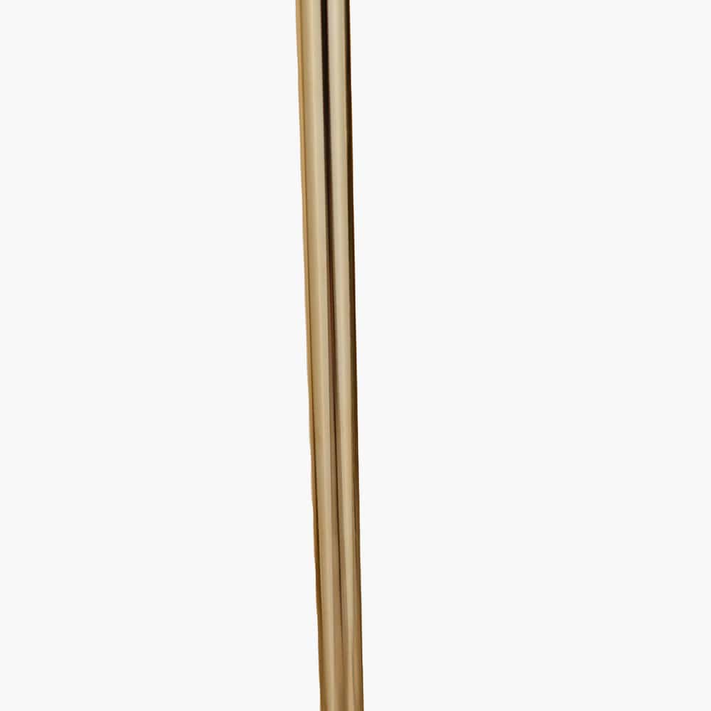 Claudius Gold Metal Stick Floor Lamp.