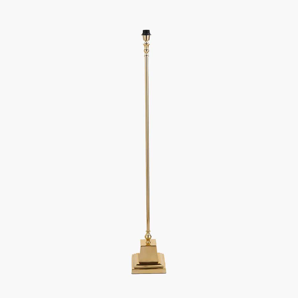 Claudius Gold Metal Stick Floor Lamp.