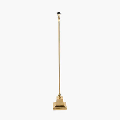 Pacific Lifestyle Lighting Claudius Gold Metal Stick Floor Lamp House of Isabella UK