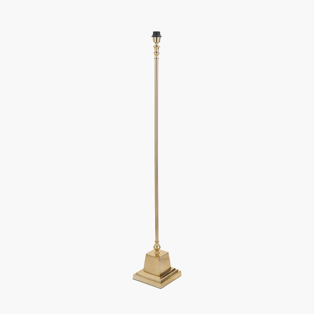 Claudius Gold Metal Stick Floor Lamp.