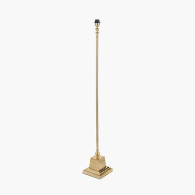 Pacific Lifestyle Lighting Claudius Gold Metal Stick Floor Lamp House of Isabella UK