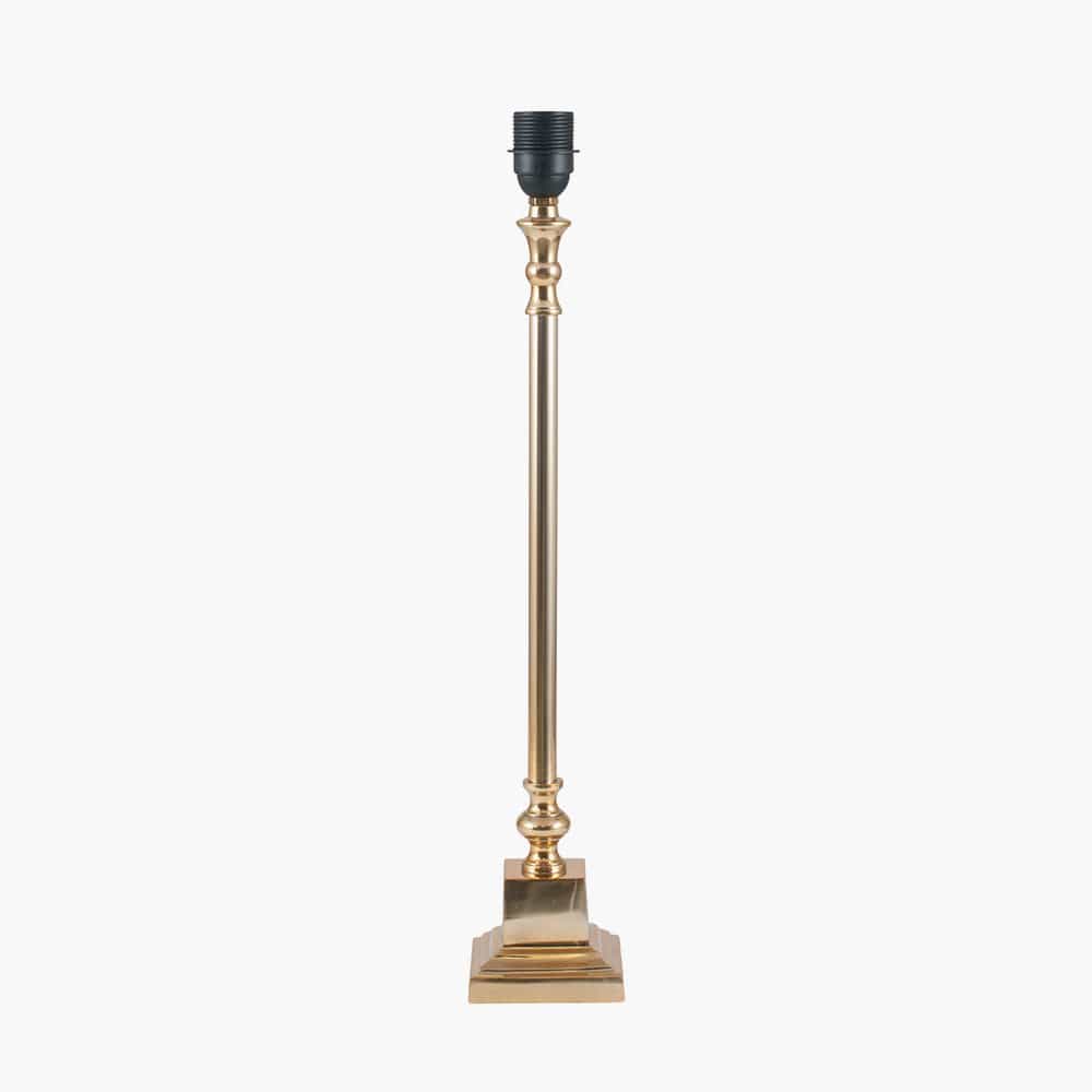 Claudius Gold Metal Stick Table Lamp - Base Only.