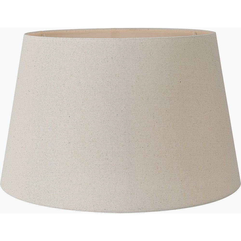 Pacific Lifestyle Lighting Coast 45cm Cream Calico Tapered Shade House of Isabella UK