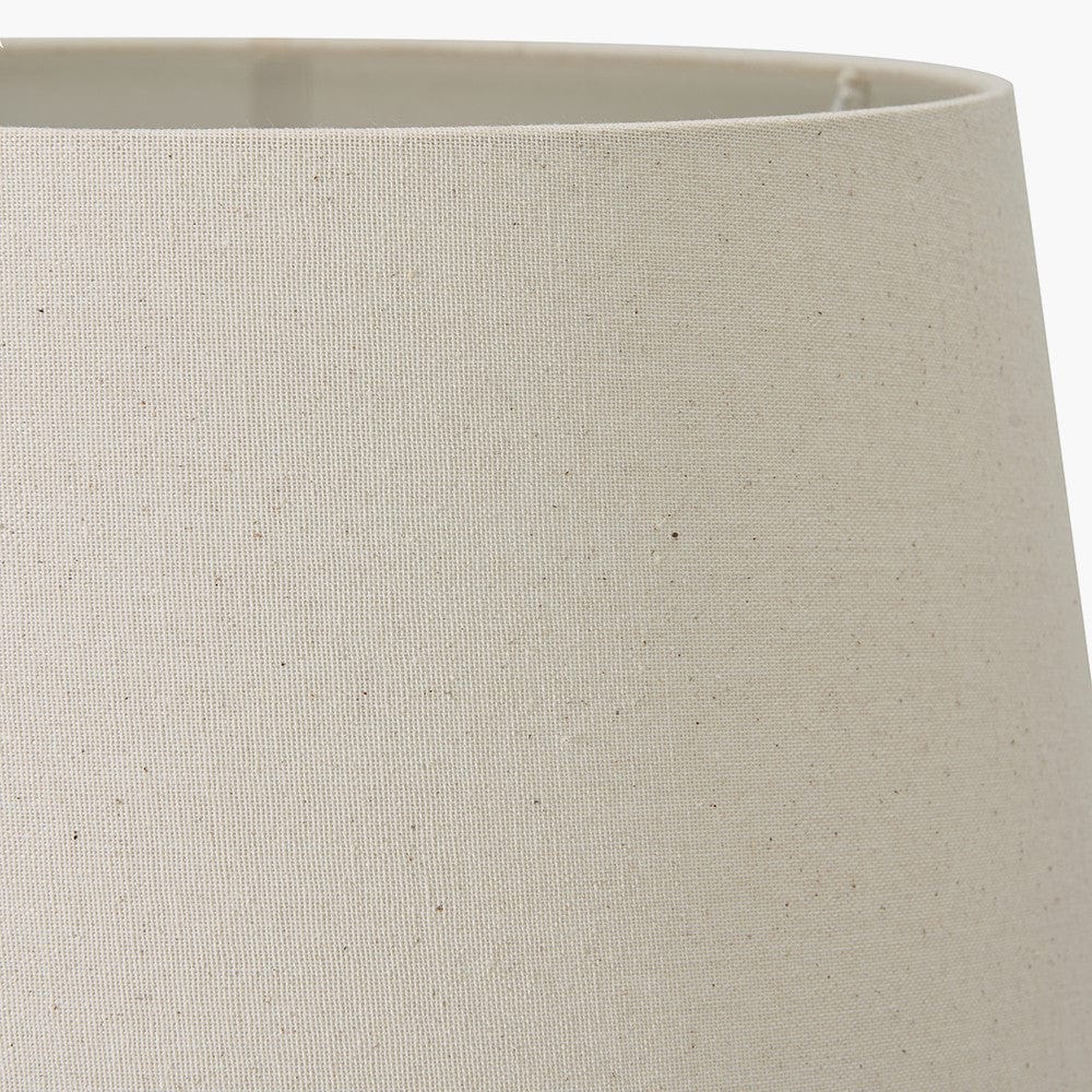 Pacific Lifestyle Lighting Coast 45cm Cream Calico Tapered Shade House of Isabella UK