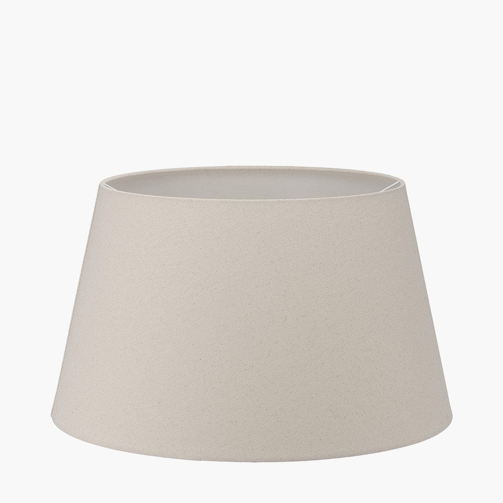 Pacific Lifestyle Lighting Coast 60cm Cream Calico Tapered Lampshade House of Isabella UK