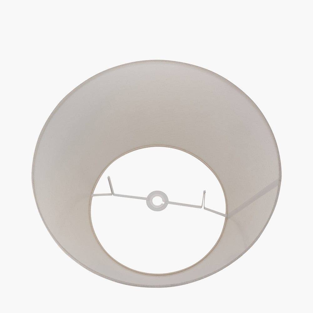 Pacific Lifestyle Lighting Coast 60cm Cream Calico Tapered Lampshade House of Isabella UK