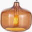 Pacific Lifestyle Lighting Corby Amber Glass Pendant House of Isabella UK