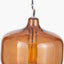 Pacific Lifestyle Lighting Corby Amber Glass Pendant House of Isabella UK