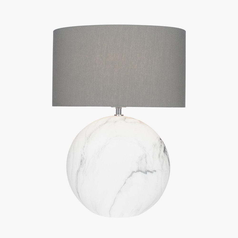 Crestola Marble Effect Ceramic Table Lamp.
