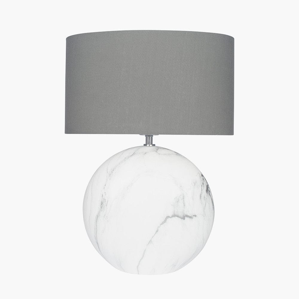 Pacific Lifestyle Lighting Crestola Marble Effect Ceramic Table Lamp House of Isabella UK