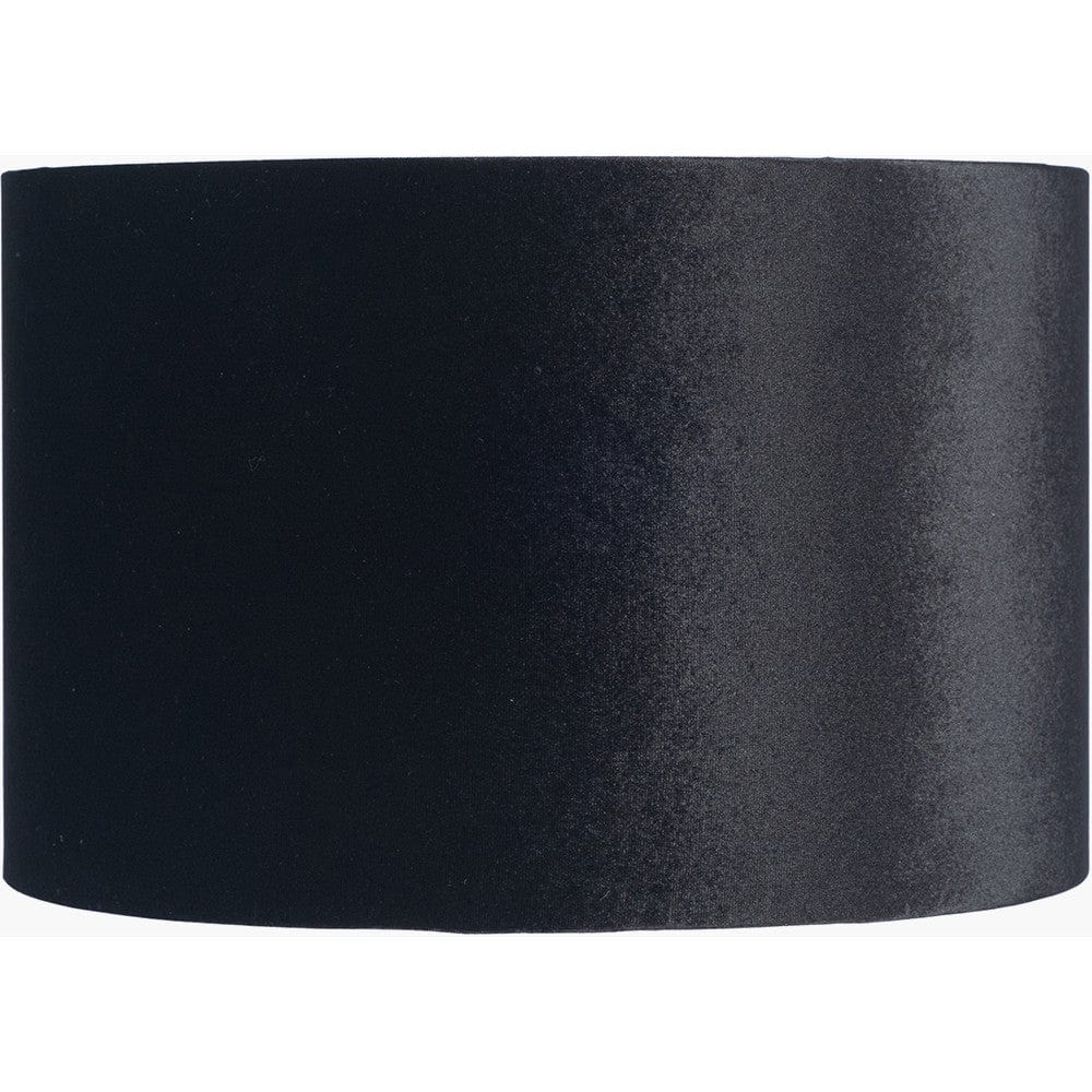 Dania French Gold Metal Wire Tall Table Lamp Base with Bow 45cm Black Velvet Cylinder Lampshade.