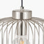 Pacific Lifestyle Lighting Dania Silver Metal Wire Pendant House of Isabella UK