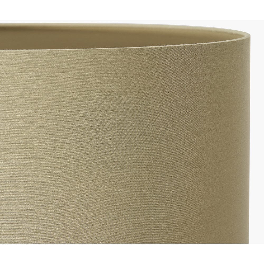 Pacific Lifestyle Lighting Deco Black Geo Art Deco Hand Painted Table Lamp Base with Harry 40cm Taupe Cotton Mix Cylinder Lampshade House of Isabella UK