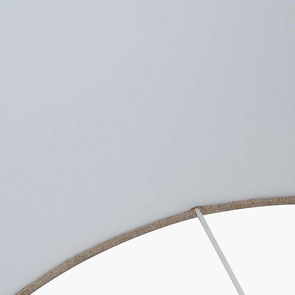 Edward 35cm Natural Linen Cylinder Shade.