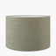 Edward 35cm Pistachio Green Linen Cylinder Lampshade.