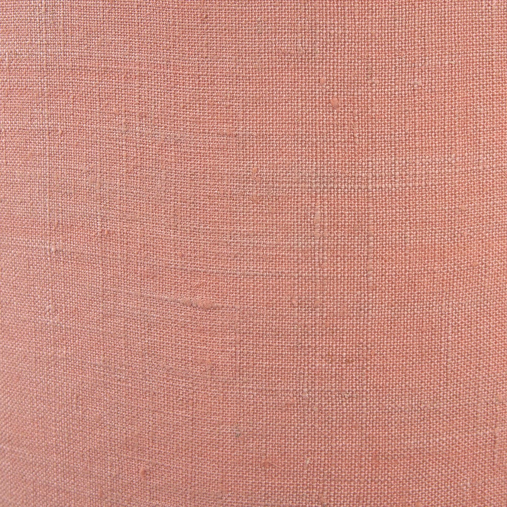 Edward 50cm Apricot Linen Cylinder Lampshade.