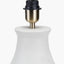 Pacific Lifestyle Lighting Eirene White Textured Stoneware Table Lamp Base House of Isabella UK
