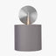 Pacific Lifestyle Lighting Elin Brushed Silver and Steel Grey Wall Light House of Isabella UK