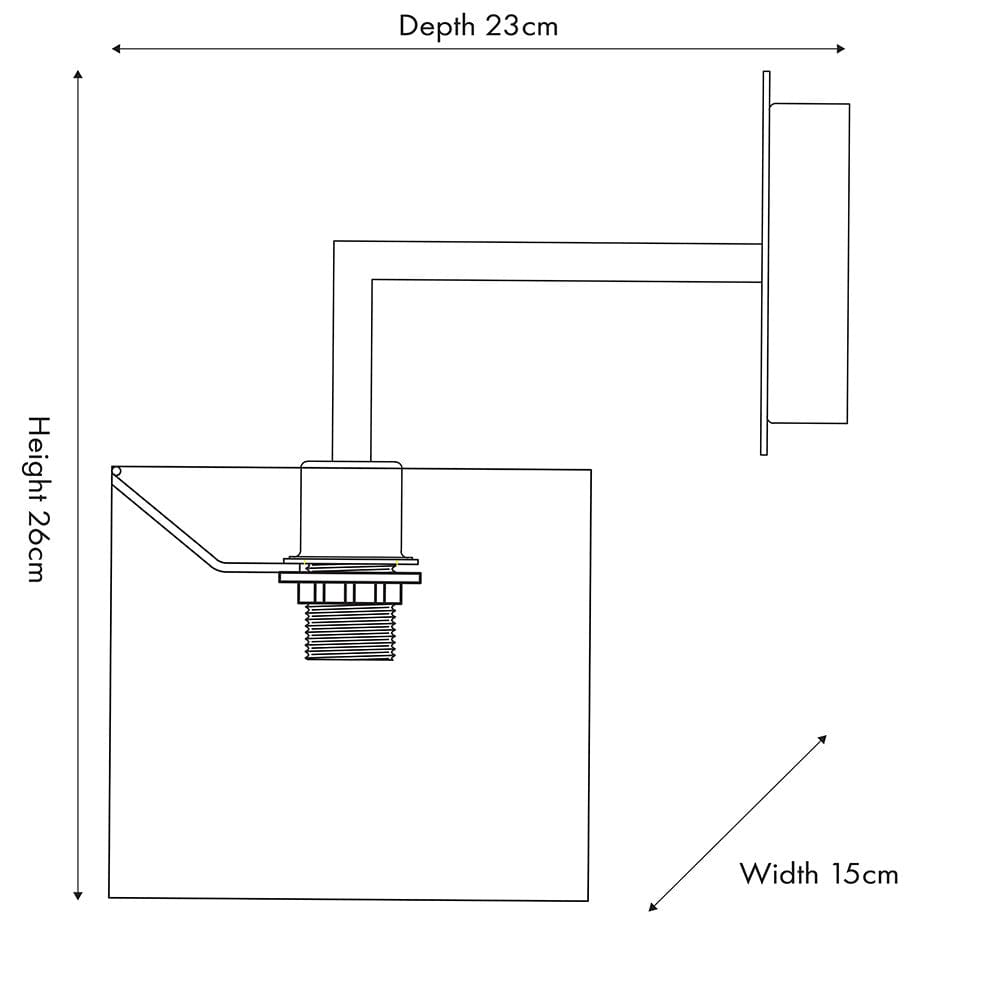 Pacific Lifestyle Lighting Elin Brushed Silver and Steel Grey Wall Light House of Isabella UK