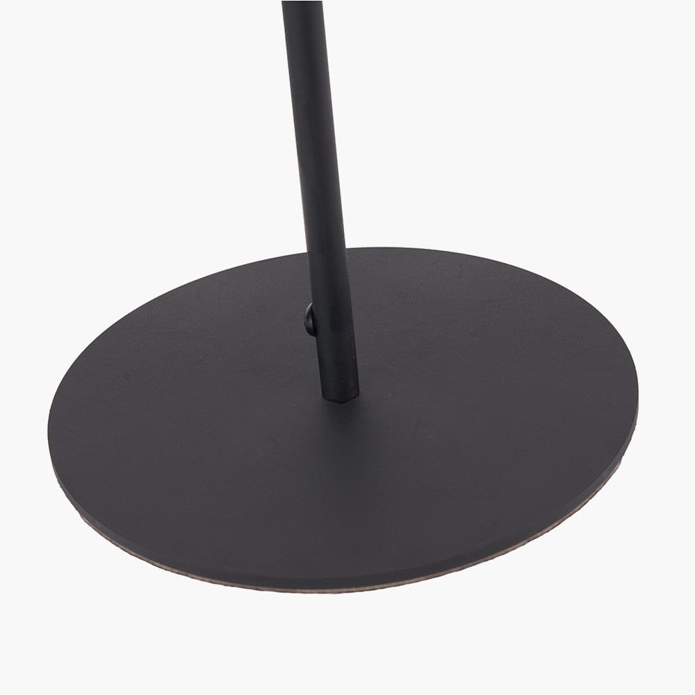 Elin Matt Black and Ivory Table Lamp.