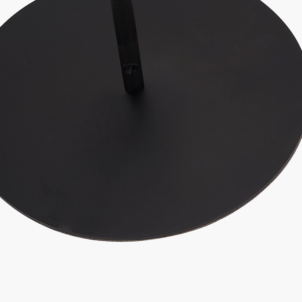 Elin Matt Black & Ivory Floor Lamp.