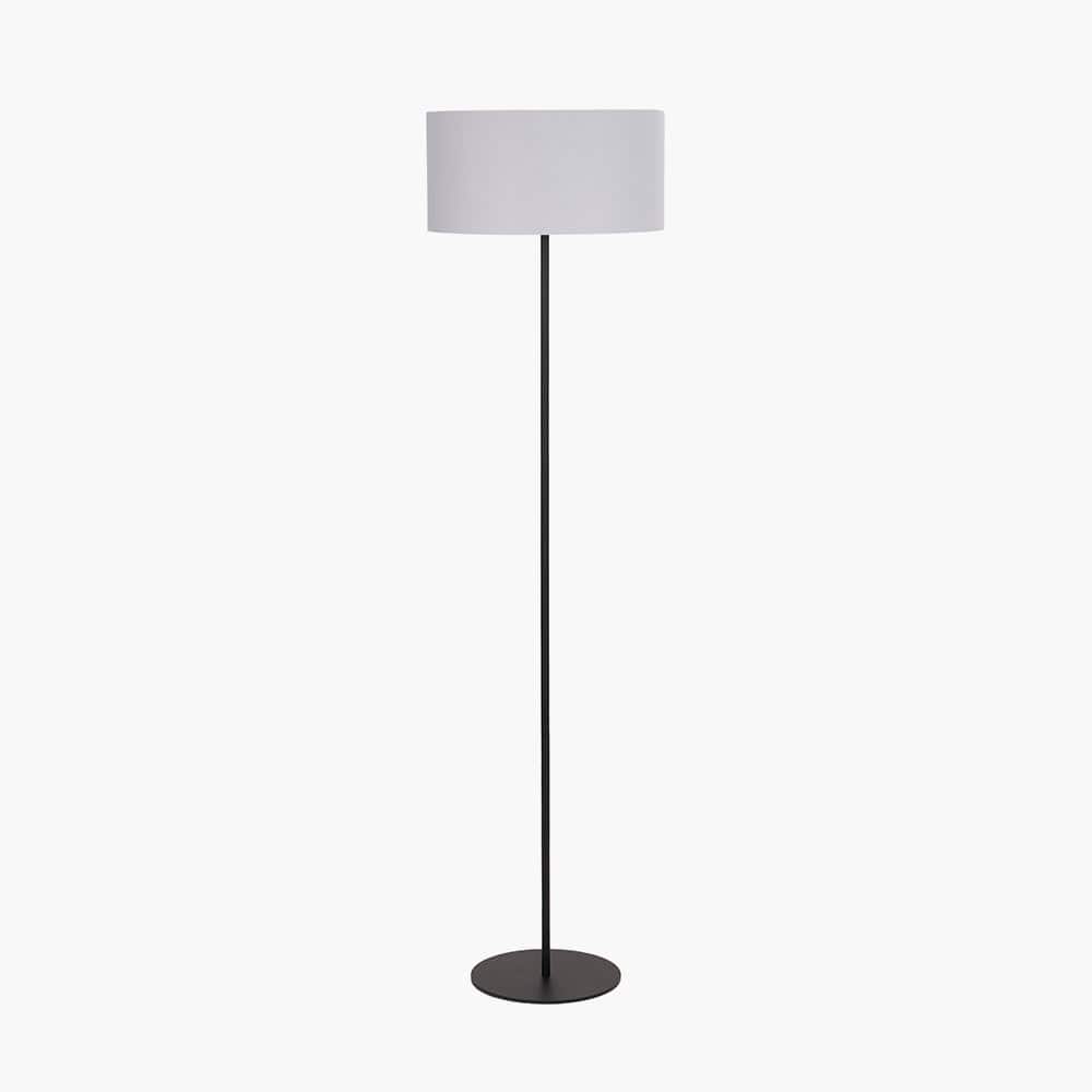Elin Matt Black & Ivory Floor Lamp.