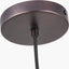 Pacific Lifestyle Lighting Ellis Antique Bronze Café Metal Pendant House of Isabella UK